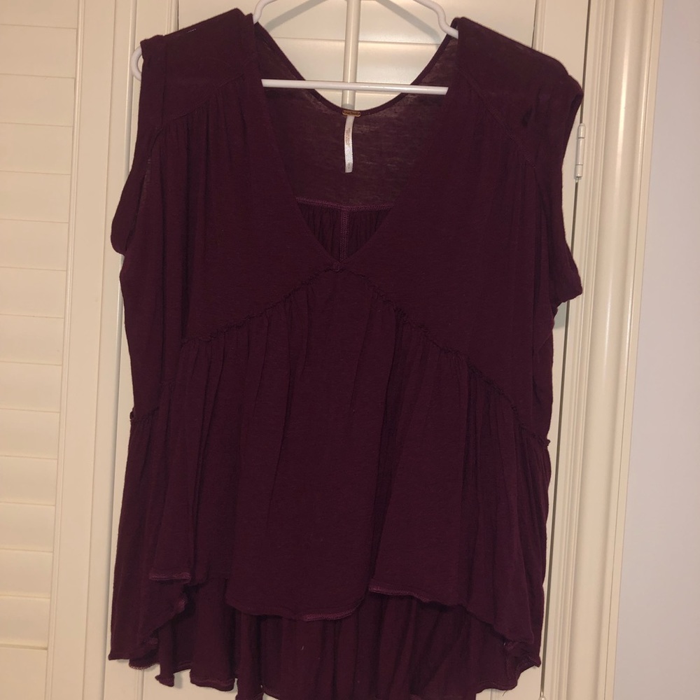 Free People V-neck Tee